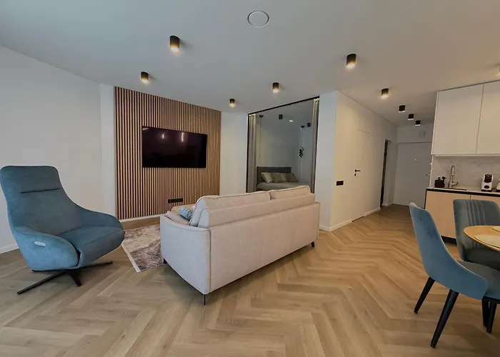 Modern With Terrace Lägenhet Palanga