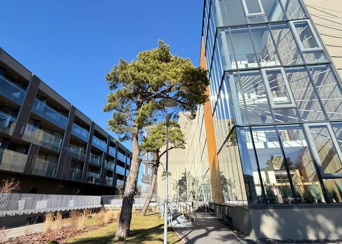 Modern With Terrace Lägenhet Palanga